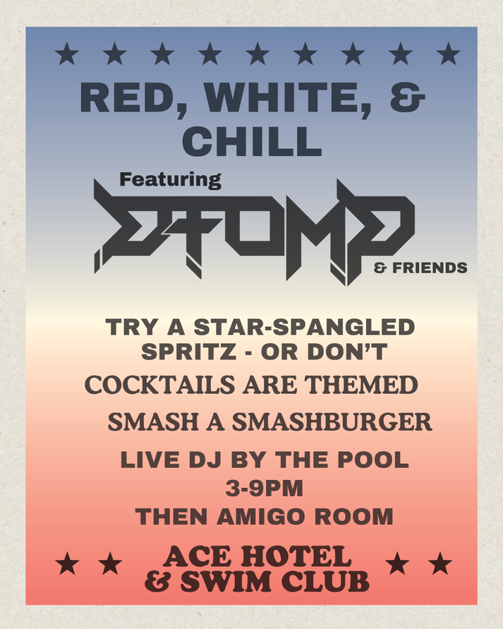 Red, White & Chill w/ Poolside DJ
