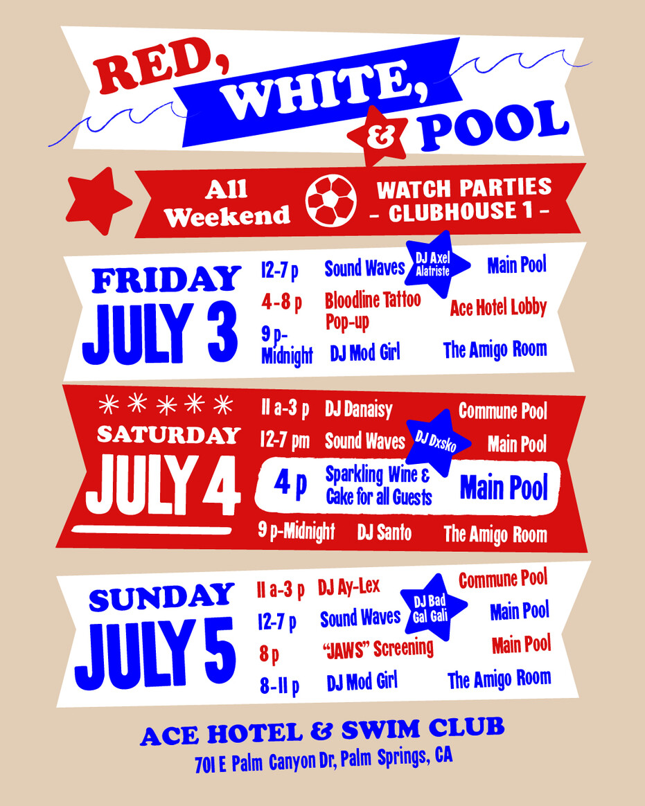 Red, White & Pool: July 4th Weekend at Ace